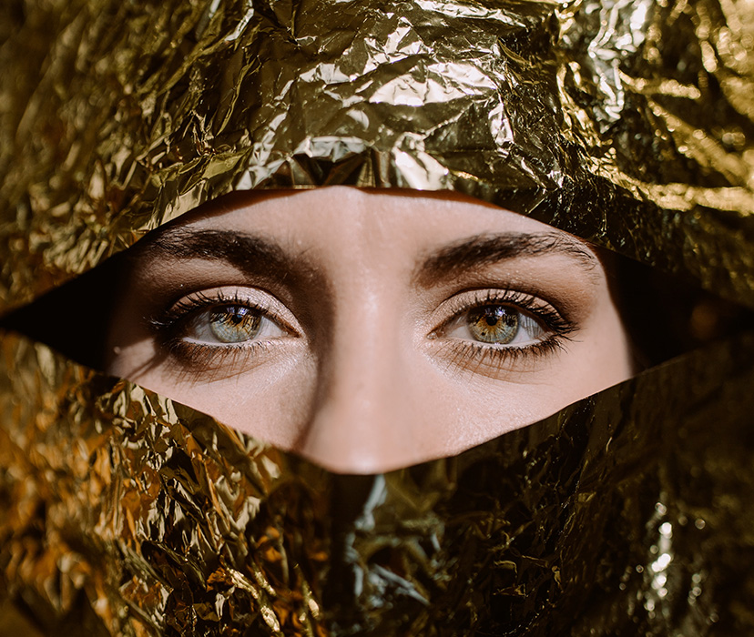 Шапочка из фольги, но для лица | Flacon